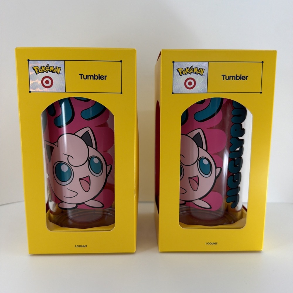 2 PACK Pokémon x Target | 30th Anniversary | Jigglypuff Tumbler 20oz